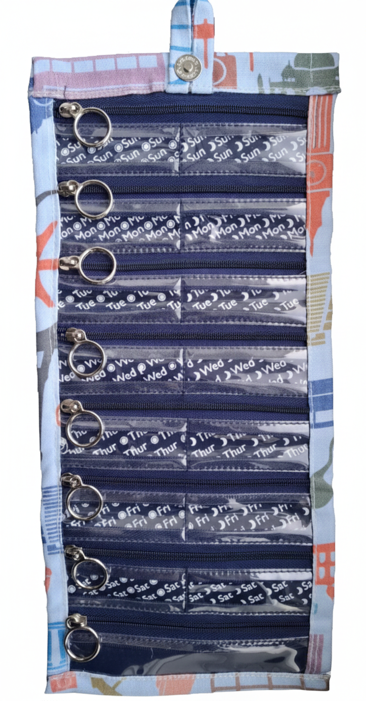 Pillfold™ Weekly Pill Organizer